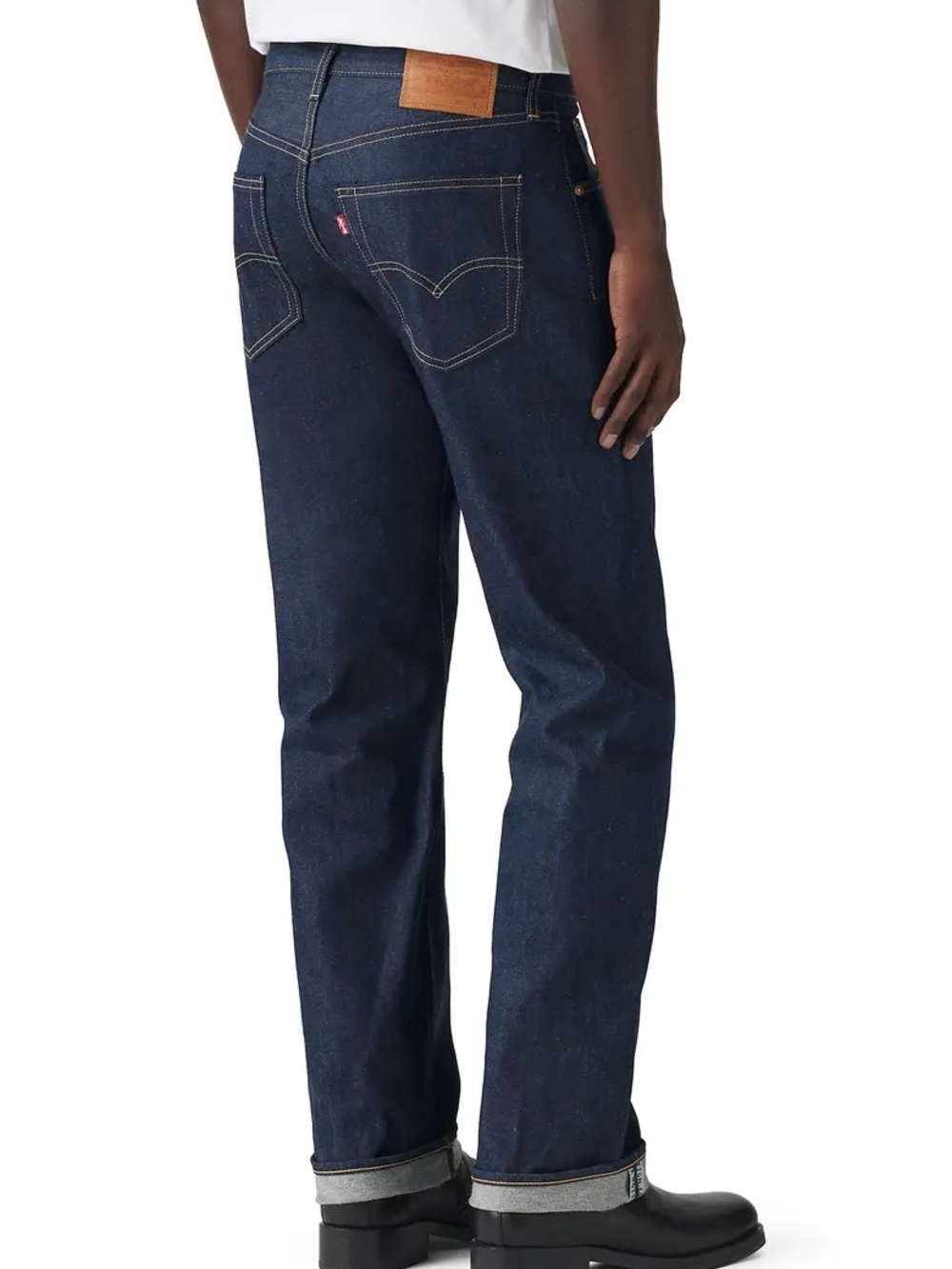 Levi's Straight Leg 501 Jeans in Indigo Blue